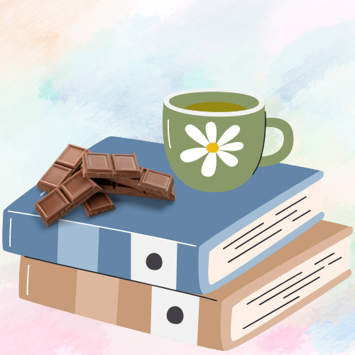 Blind book date Tea and Chocolate Bar